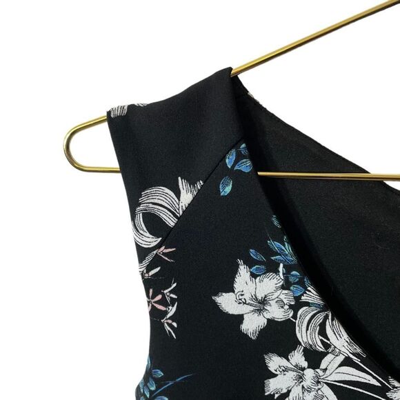 Banana Republic Factory Floral V Neck Sleeveless Floral Dress Size 8 - Picture 3 of 9
